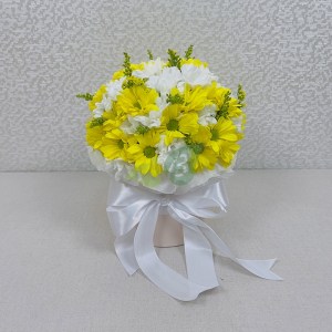 Хризантемы в коробке Цветочный рай